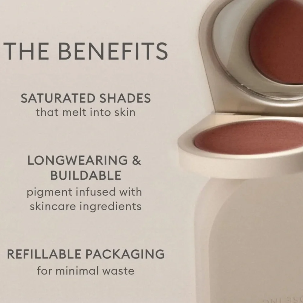 Rose Inc Blush Divine Radiant Lip & Cheek Color in Hydrangea light cool pink